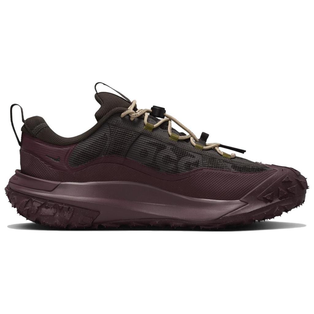 Nike Acg Mountain Fly 2 Low Gore Tex Бархатно-коричневый Бордовый Краш Конопляный Черный Кроссовки Повседневная обувь HF6245-200