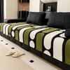 Light Luxury High-end Sofa Cushion 2025 New Four-season Universal Fixed Non-slip Straight-row Leather Sofa Cover Cushion