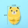 4Pcs Wall Storage Hook Bear Plug Bracket Punch-free Power Plug Socket Holder Kitchen Stealth Hook Wall Adhesive Hanger Bathroom