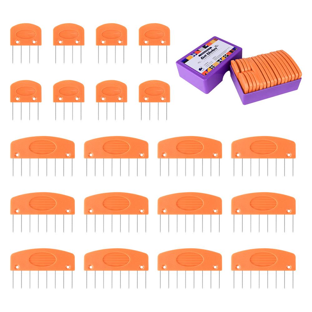 Лавандово-пурпурные вязальные булавки для придания формы шали и шарфу своими руками