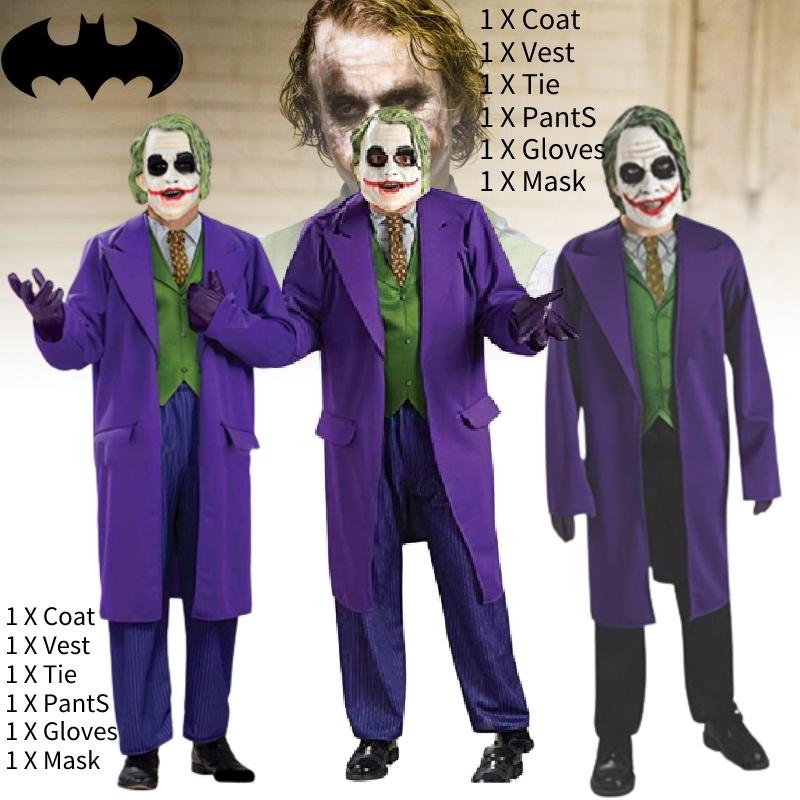 Popular Joker Cosplay Costume For Halloween And Anime Conventions