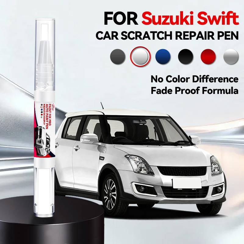 For Suzuki Swift Car Paint Repair Pen Touch Up Scratch Remover DIY Auto Accessories Black White Blue Red Silver Yellow Grey Pink