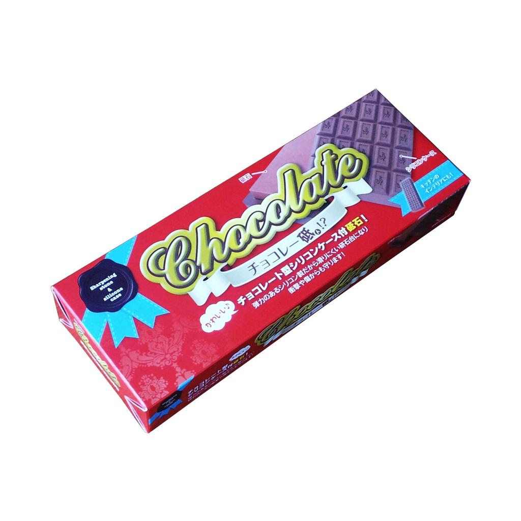 Точильный камень Naniwa Chocolate с силиконовым чехлом для точильного камня в виде шоколадки, QC-0011