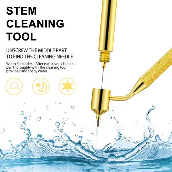 Ручка-аппликатор для жидких чернил с тонким металлическим наконечником Ручка-аппликатор для щебня Ремонт царапин на автомобиле Ретушь