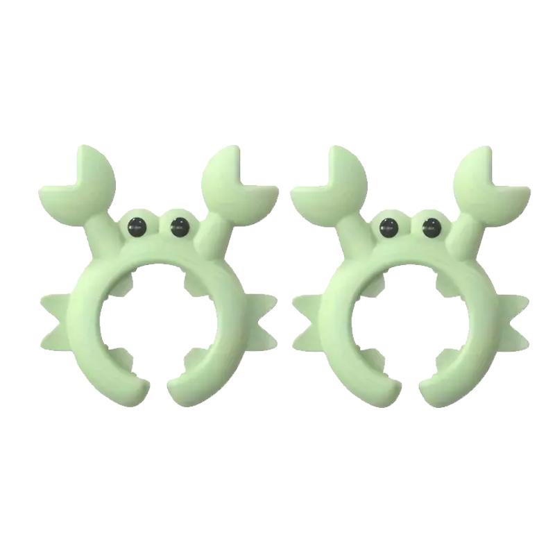 1/2 шт. Креативная подставка для лопатки в форме краба, держатель для столовых приборов, пищевой, не содержащий BPA, не нагревается