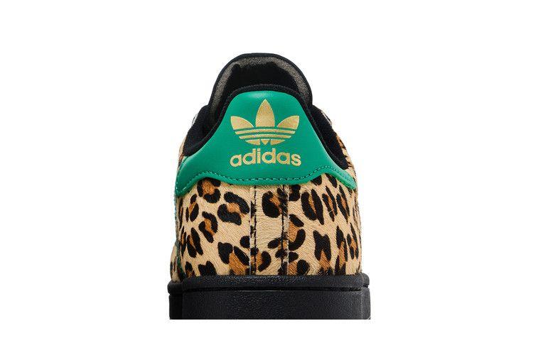 adidas Superstar Black Green Leopard (Women's)