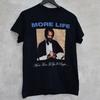Футболка Drake Drake More Life Черная футболка Графическая рубашка с коротким рукавом Унисекс Мужчины Женщины Летняя Хлопковая футболка с круглым вырезом