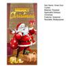 Christmas Door Curtain Santa Claus Door Cover Banner Reusable Photo Backdrop Door Cover for Indoor Outdoor Festive Decor