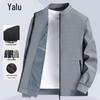 Мужская куртка Ya Lu с воротником-стойкой в деловом повседневном стиле
