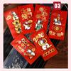 6Pcs/Set Paper Craft 2026 Horse Year Red Envelope Cartoon 2026 Horse Year Red Pocket  Lunar New Year