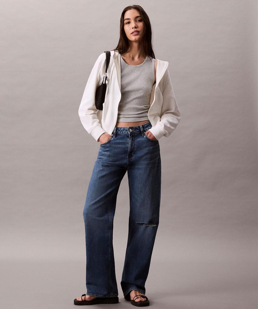 Толстовка с капюшоном из French Terry 47A218G S TOFUYAS [Calvin Klein] [Официальный бренд] На молнии