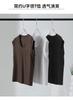 U-neck casual t-shirt for women in 2026 summer fashion, loose and versatile, slimming solid color top