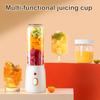 Portable Juicer Blender 450ML BPA-Free Mini Smoothie Maker with Travel Cups Cordless Rechargeable Juicing Cup for Ice Crushing Food