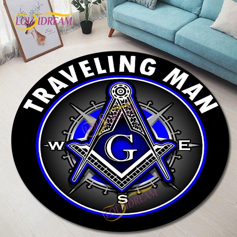 Масонские круглые коврики. Коврик для домашнего игрового стула. Масонский коврик для детской комнаты. Коврик для компьютерного стула. Коврик для деревянного пола масонов.