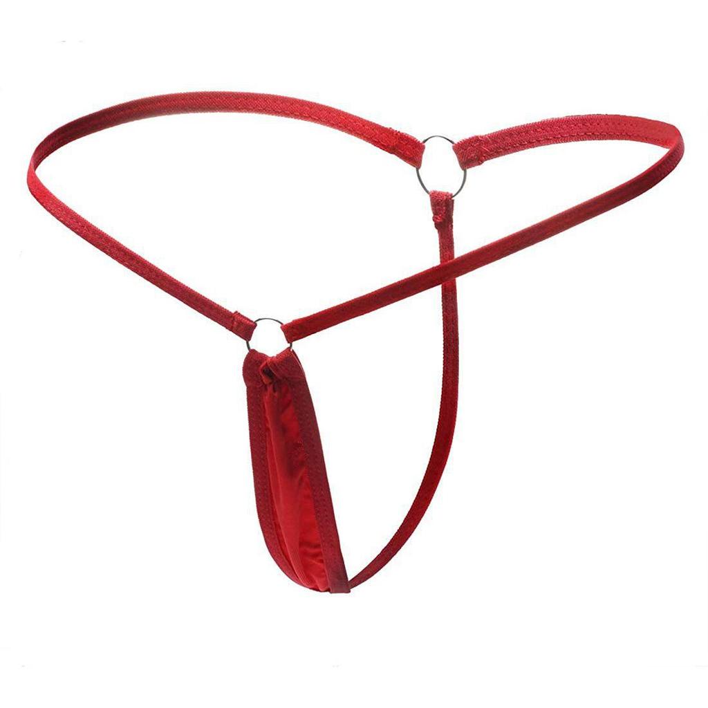 Ultra-Small Women's Thong: Solid Color, Simple, Versatile, Low Waist, Sexy One-String Mini Underwear