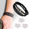 DIY Leather Handcrafted Bracelet Leather Woven Multilayer Men's Leather Bracelet Vintage Bracelet YSL