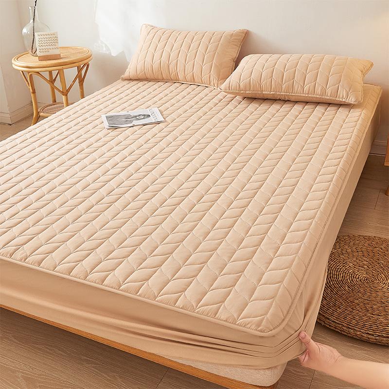 Водонепроницаемый наматрасник Стеганые покрывала Белый Простыня на резинке чехол для матраса Домашнее покрывало Эластичная простыня(Нет наволочки)