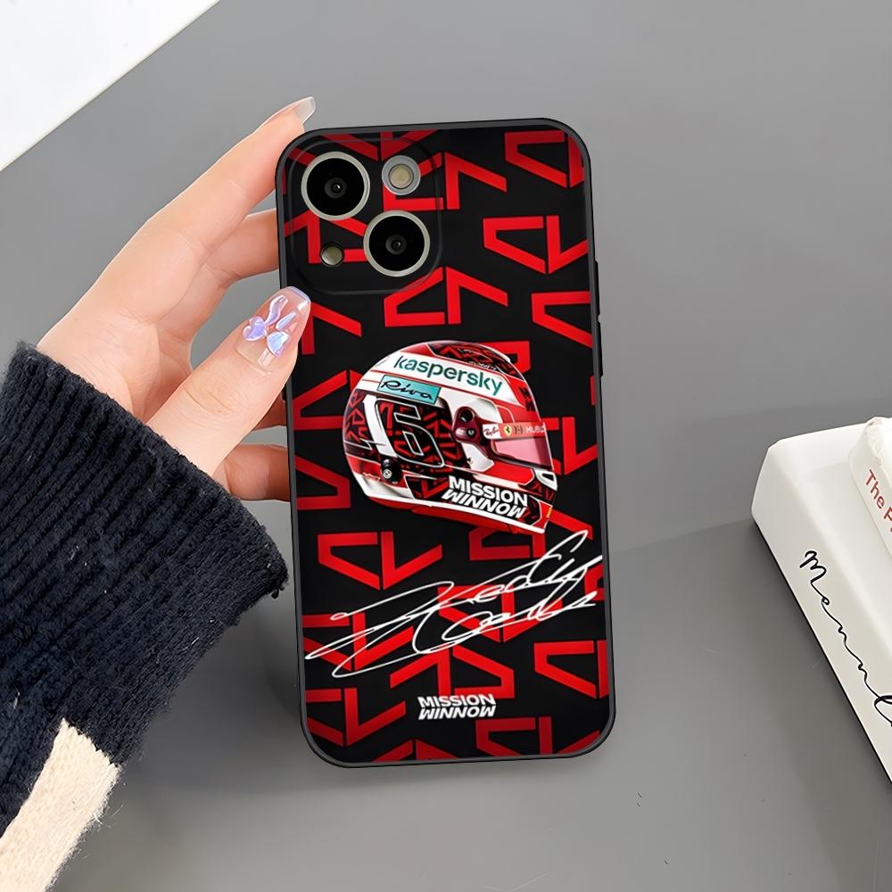 C-Charles L-Leclerc 16 Phone Case For iPhone 18 17 Pro Max 16 15 14 Pro Max 13 Mini 11 12 Xr X Xs SE Plus Back Cover