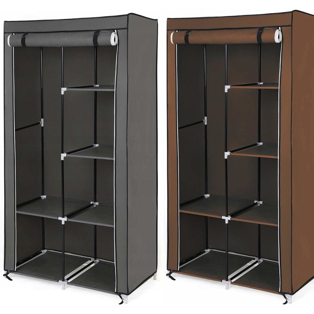 Шкаф тканевый, шкаф-купе, текстильный, складной для одежды, 6 полок