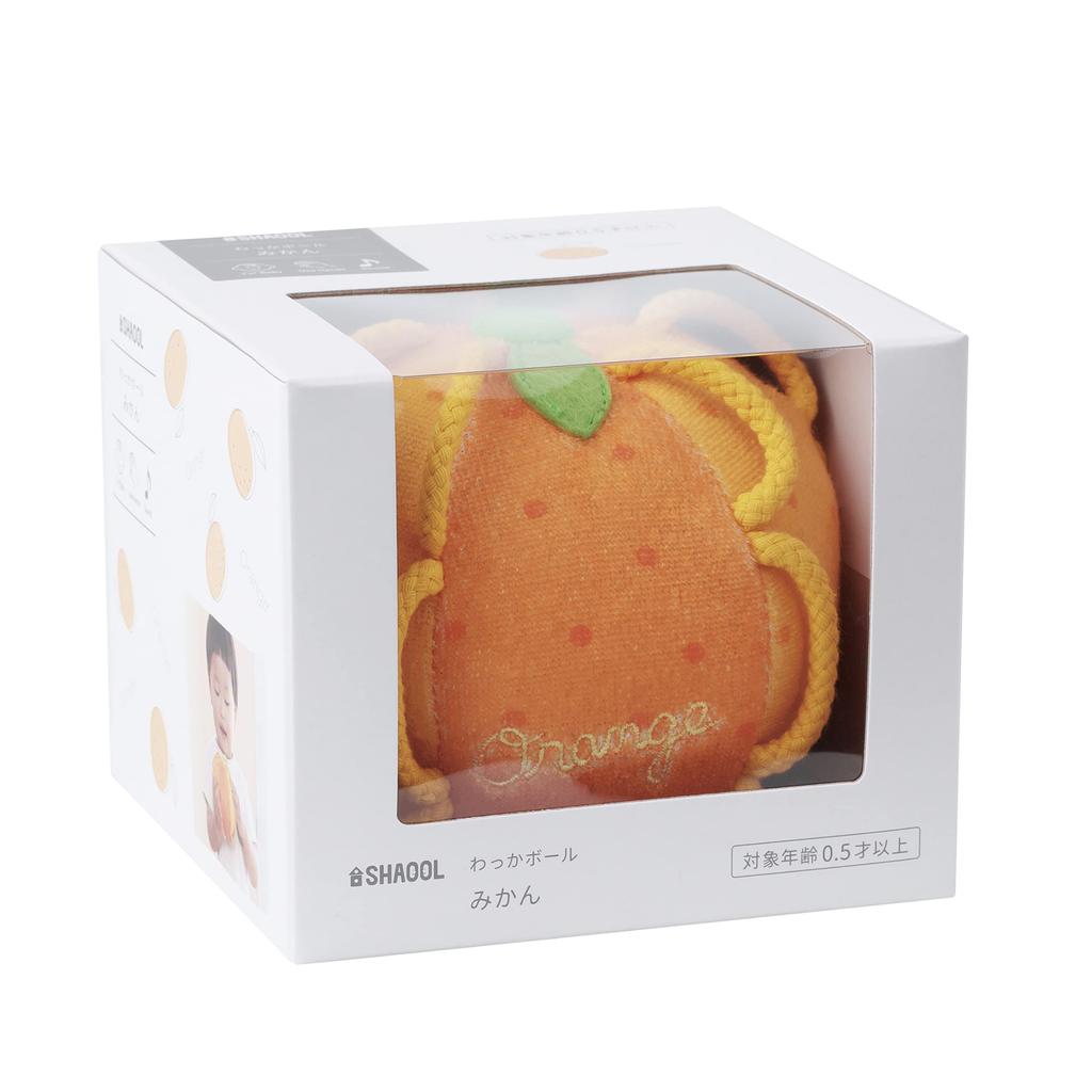 Мяч Shaol Wakka с колокольчиком от месяца и старше Mikan Good Toy 2022 года, образовательный первый детский успокаивающий мяч, который доставит удовольствие S11002 (6 / / Награда) Игрушка, Игрушка, Игрушка,