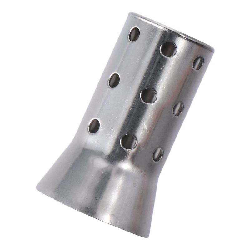 2Pcs Stainless Steel Exhaust Baffle Muffler 3.38*2inch Muffler Baffle Noise Eliminator Muffler Noise Eliminator