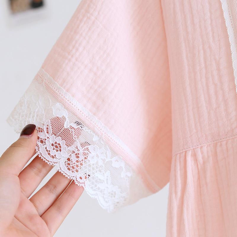 Летний новый женский пижамный комплект из 100% хлопкового крепа, милые шорты с коротким рукавом, комплект из двух предметов, повседневный домашний женский