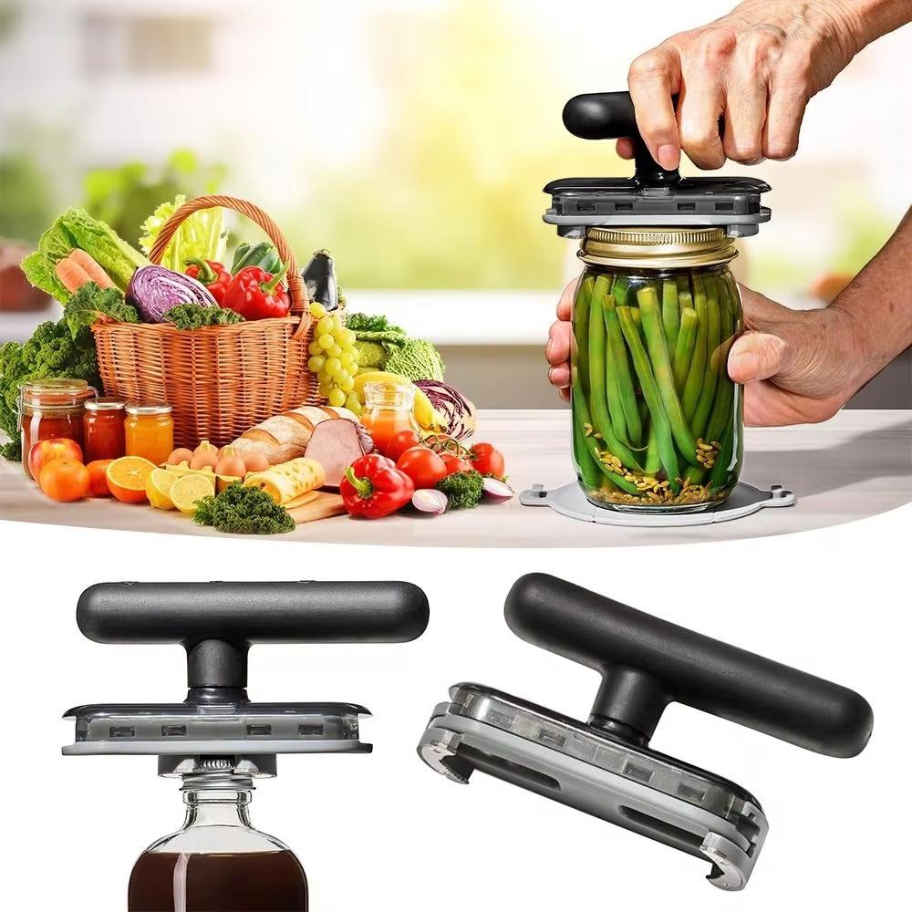 2pcs Adjustable Can Opening Tool Stainless Steel Jar Lid Remover Bottle Opener Jar Opener  Kid