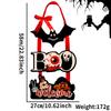 Элегантная деревянная табличка «Boo» на Хэллоуин с дизайном привидения для праздничного украшения дома и сада