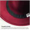 Autumn Winter Fedora Hat Dome Shape Cloche Hat Classic Fisherman Cap  Jazz Music Scene