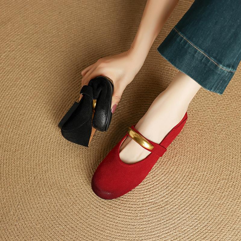 Модные женские новые кожаные замшевые металлические аксессуары пряжка для ремня круглый носок низкий каблук туфли Мэри Джейн модные повседневные одинарные туфли