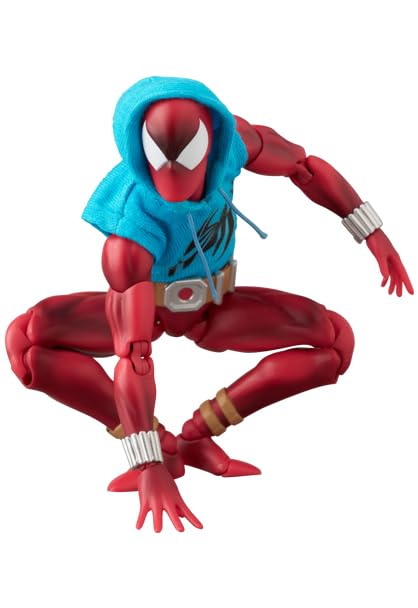 MEDICOM TOY MAFEX Алый Паук Версия из комиксов. 2.0 Фигурка 155 мм Без масштаба Окрашенная