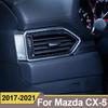 For Mazda CX-5 CX5 CX 5 2017 2018    Car Dashboard Air Vent Trim Cover Outlet Bezel Frame Garnish Molding Surround