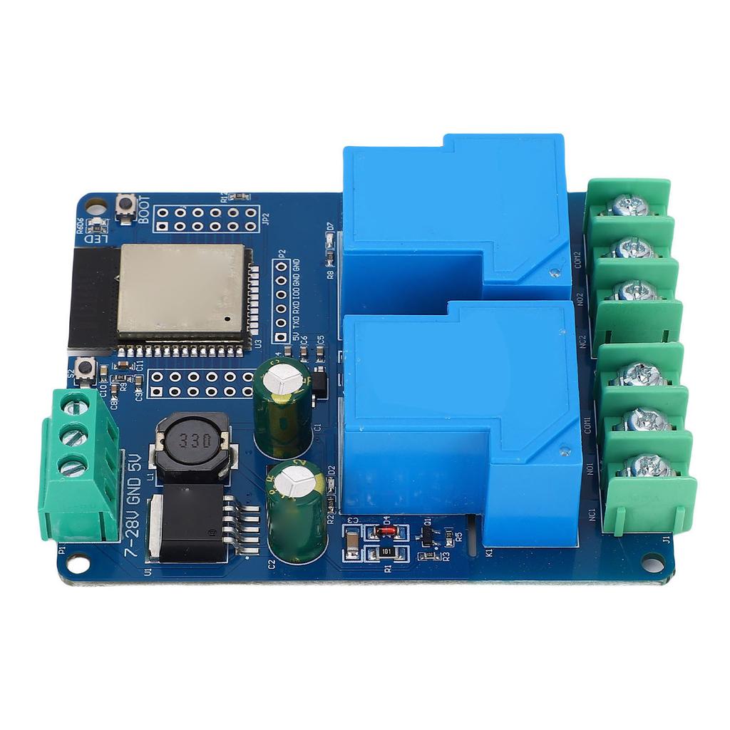 DC728 5V 2-канальный модуль реле 30А WIFI BT 4M байта флэш-памяти для платы разработки ESP32