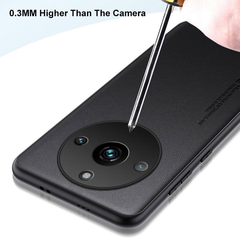 Роскошный чехол из искусственной кожи для Realme 11 Pro Plus 5G, матовый силиконовый защитный чехол для телефона Realme 11 Pro Realme11 Coque