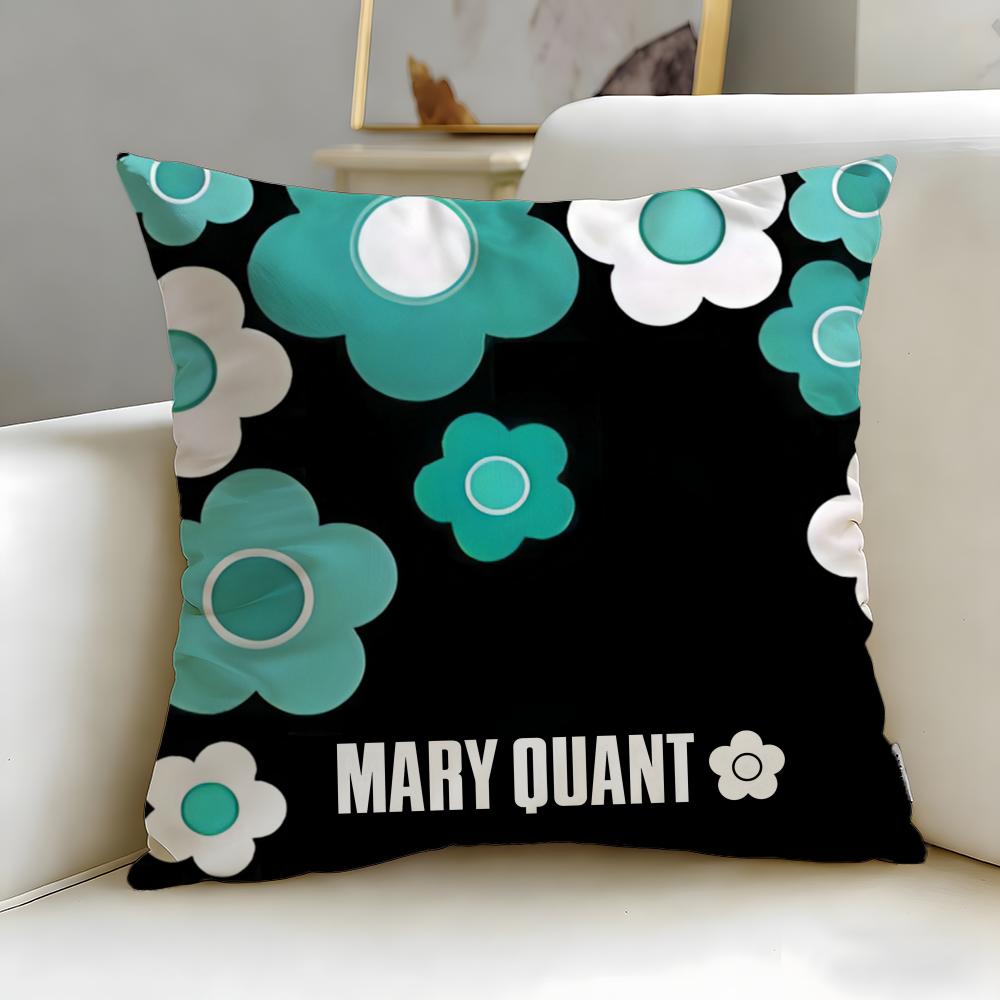 classic fashion designer Mary Quant Cushion Cover Soft  EasyWash Pillow Case  Versatile for Couch Bed Travel and Office