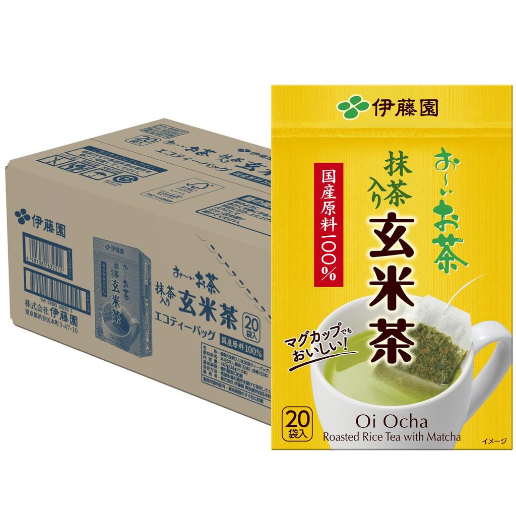 Itoen Oi Ocha Genmaicha X 20 Bags X 10 Eco Tea Bags 1.9g