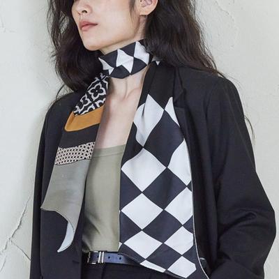 ANA MAISON Space for A Silk Long Petite Scarf [PML-1399]