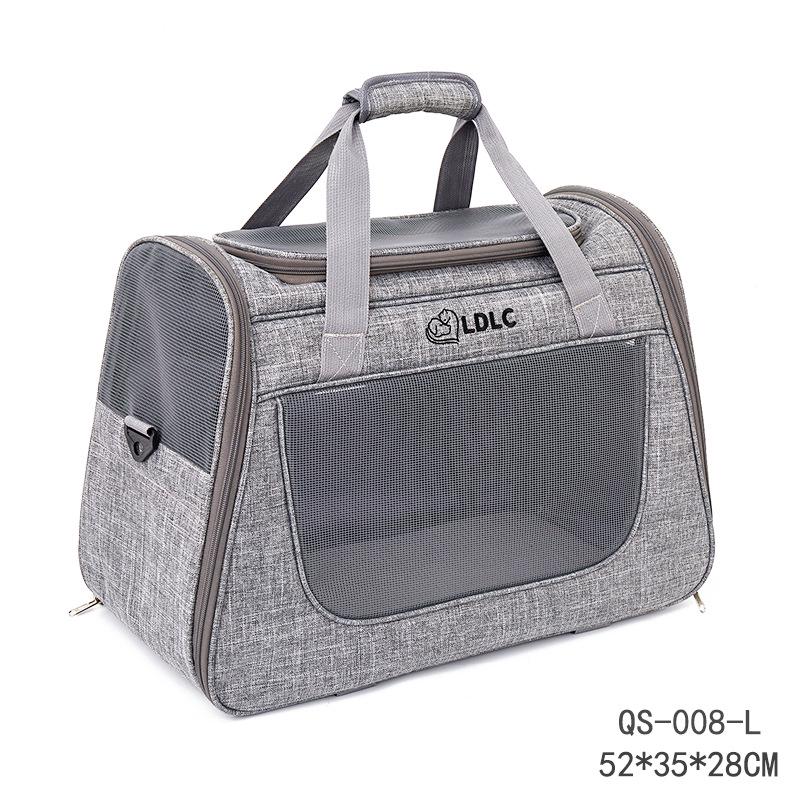 Съемная сумка на одно плечо для перевозки домашних животных - увеличенная переноска для кошек и собак