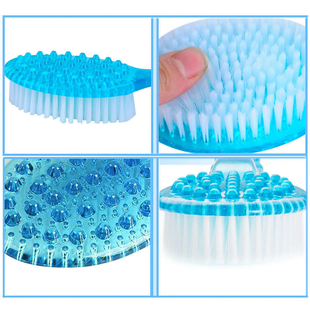 1шт длинная ручка пластиковая ванна для тела душ спина щетка скруббер очищающий массажер для кожи