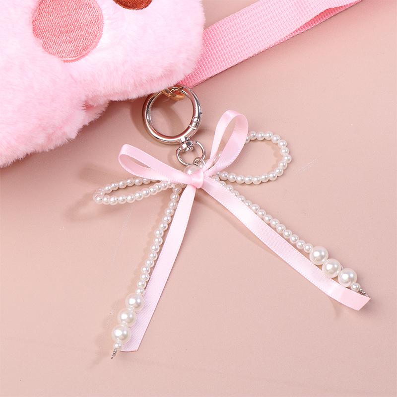 Брелоки с бабочкой-узлом, брелок-бантик, жемчуг, бисер, бант, сумка, подвеска, украшение