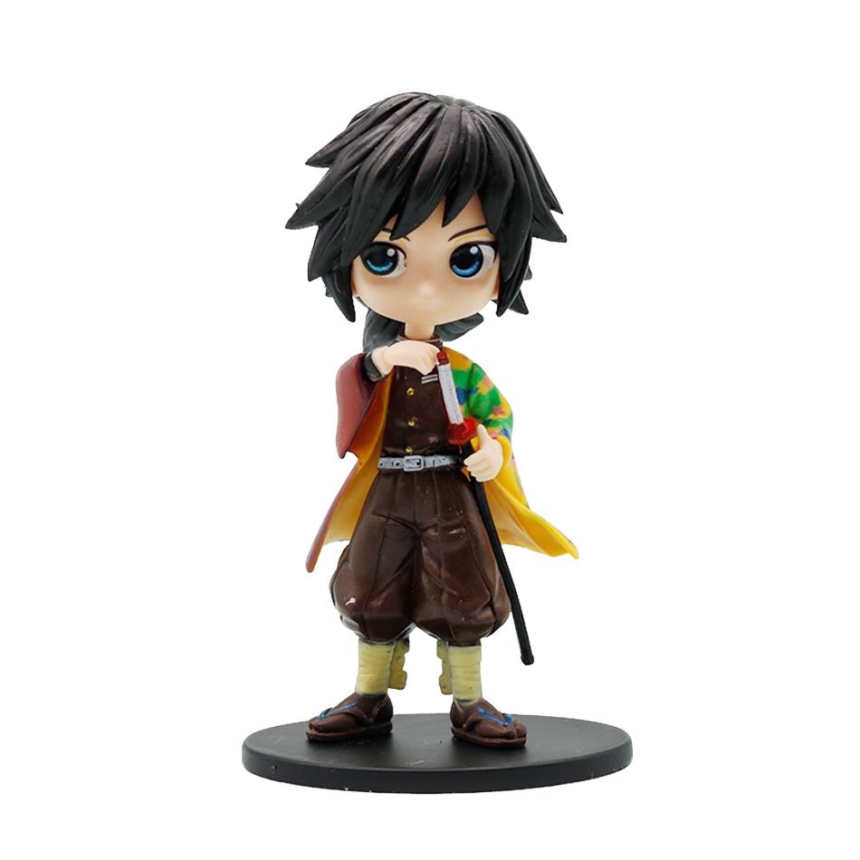 Новое аниме 13 см, фигурка убийцы демонов Nezuko Tanjirou Zenitsu Inosuke Kyoujurou Giyuu Kawaii Qposket, модель из ПВХ, игрушки, подарок для детей