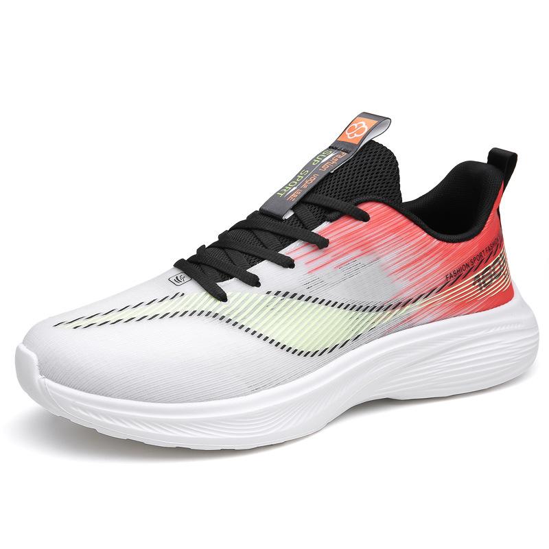 Men's Shoes 2024 Summer Mesh Breathable Casual Sports Shoes Men's Mountaineering Lightweight Student Running Shoes Tide