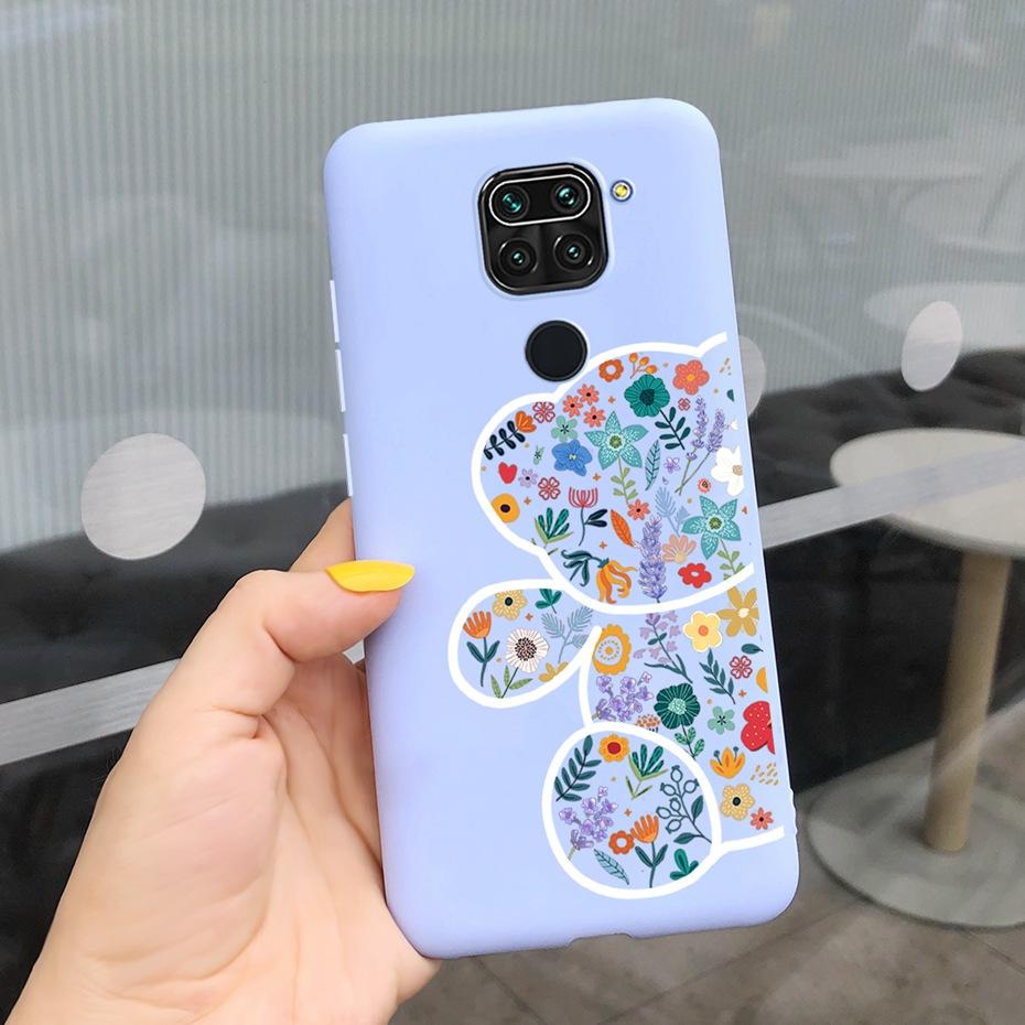 Чехол для Xiaomi Redmi Note 9 Модный Конфетный Цвет Мягкий Силикон ТПУ Чехол Для Redmi Note 9 Pro Max Note9 9S 9Pro Оболочки Телефона