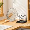 Pot Cover Rack Universal Ventilation High Strength Great Kitchen Counter Utensil Storage Organizer for Restaurant