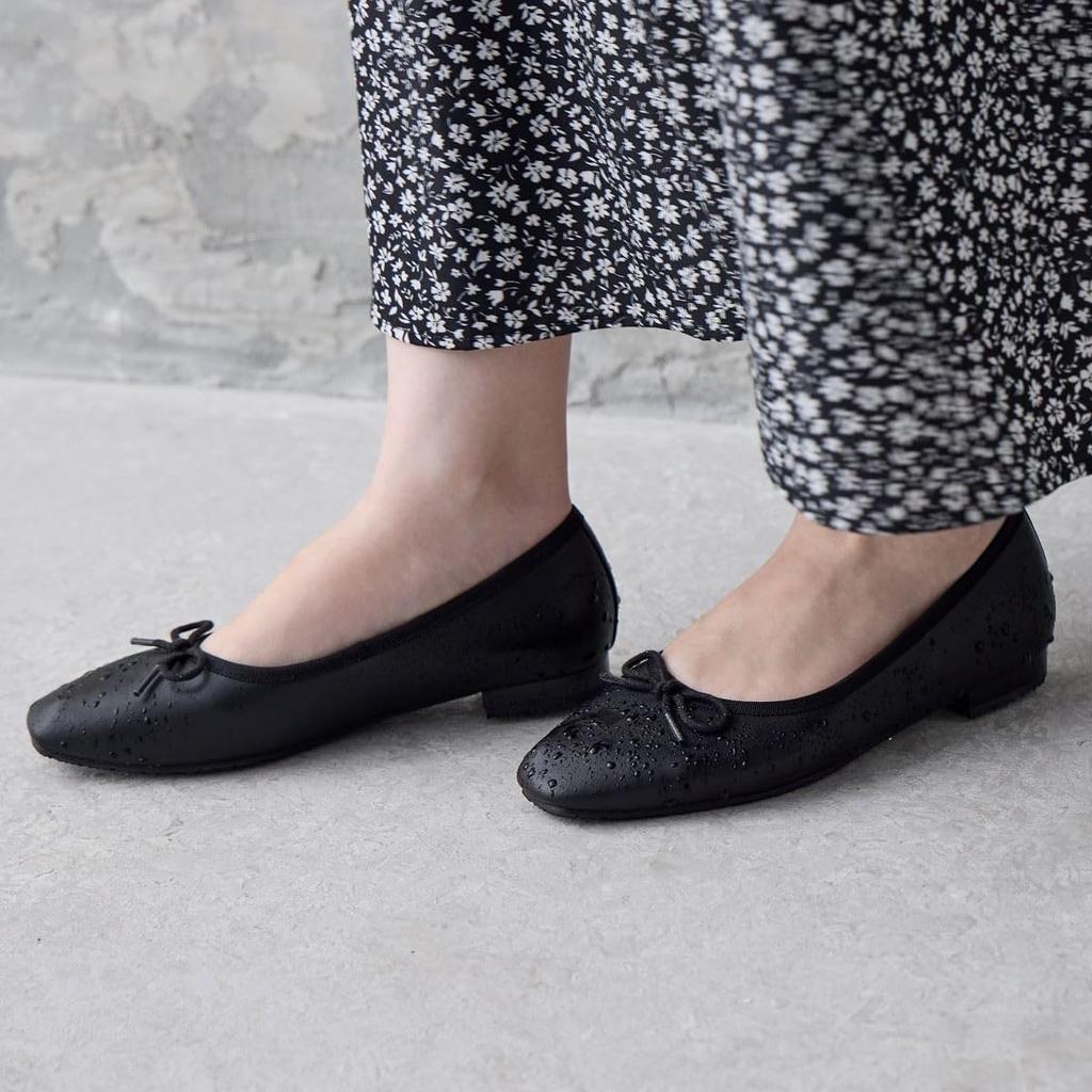 Водонепроницаемые балетки Himiko с плоской лентой / 644101 Черный 235