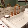 Bamboo Wooden Soap Dish Holder Self Draining Soap Tray for Bathroom Kitchen Shower Sink Countertop Organization Bathroom Tools