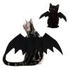 Кошачьи крылья летучей мыши Домашний питомец Костюм на Хэллоуин Реквизит для фотографий Косплей Черные крылья летучей мыши для кошек и собак Аксессуар для переодевания на вечеринку Хэллоуина