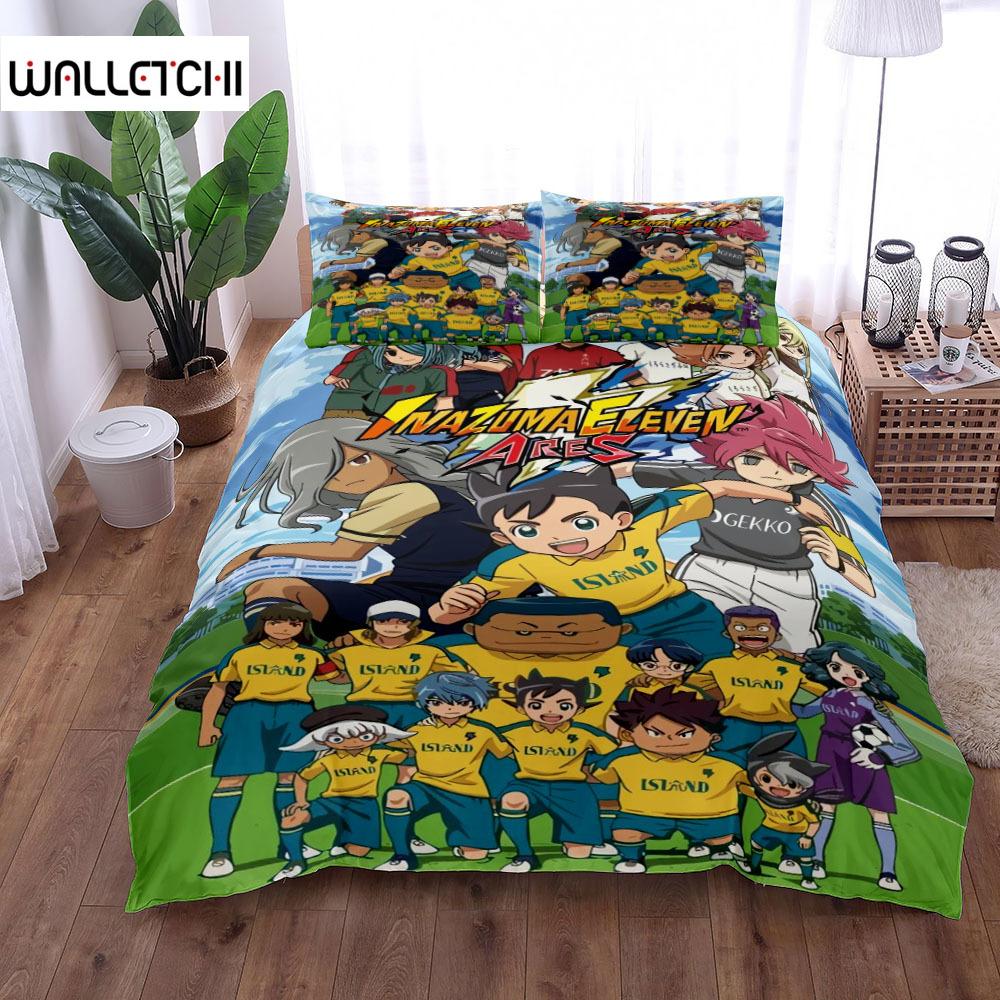 Коллекция пододеяльников Inazuma Eleven Boys Размер King Size Размер Queen Size Размер Full Size Размер Full Single Size Размер Single Size Коллекция постельного белья