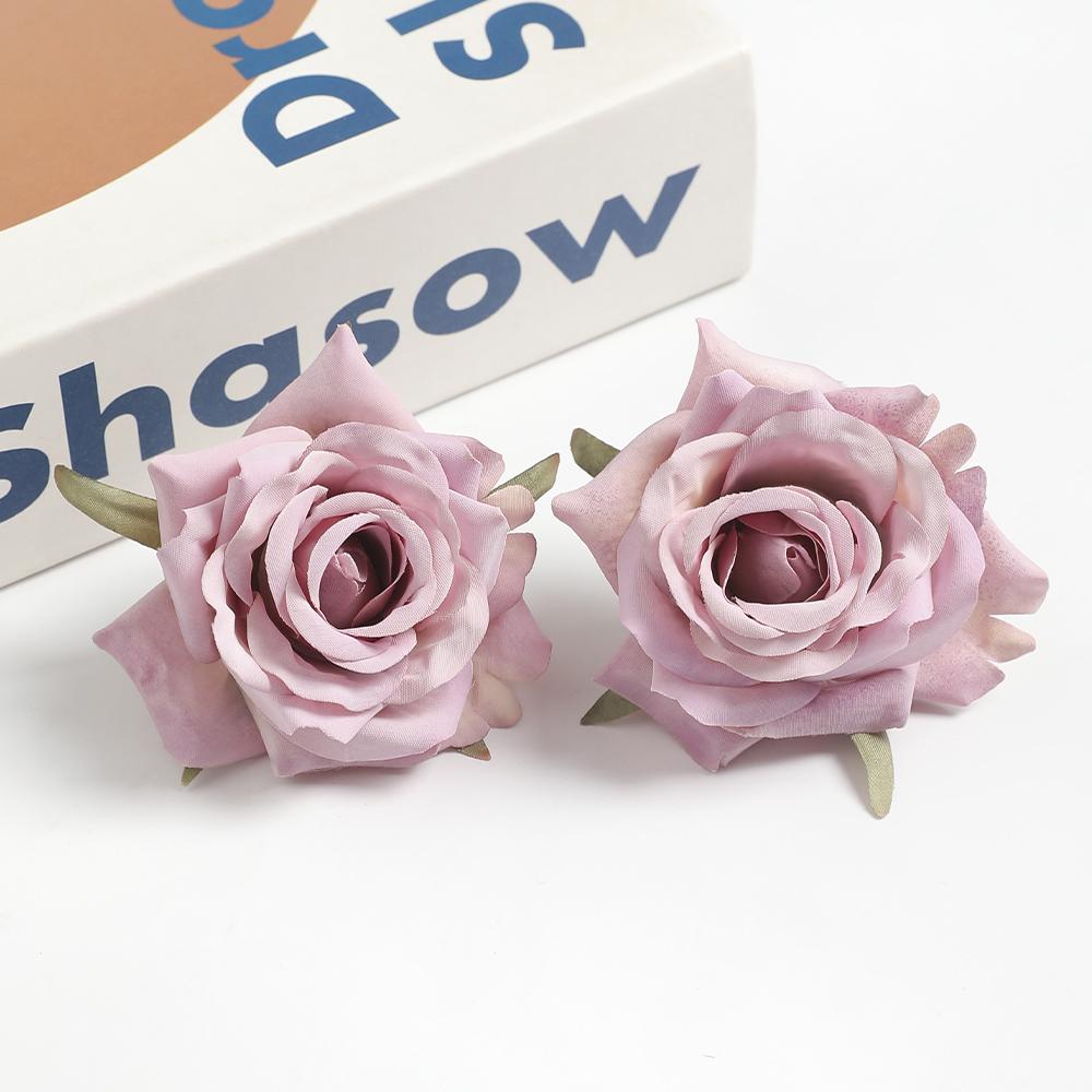 10/20 шт. Искусственные цветы розы 6,5 см Шелковые искусственные цветы для декора дома, комнаты, вечеринки, сада, свадебного украшения, DIY подарки, аксессуар