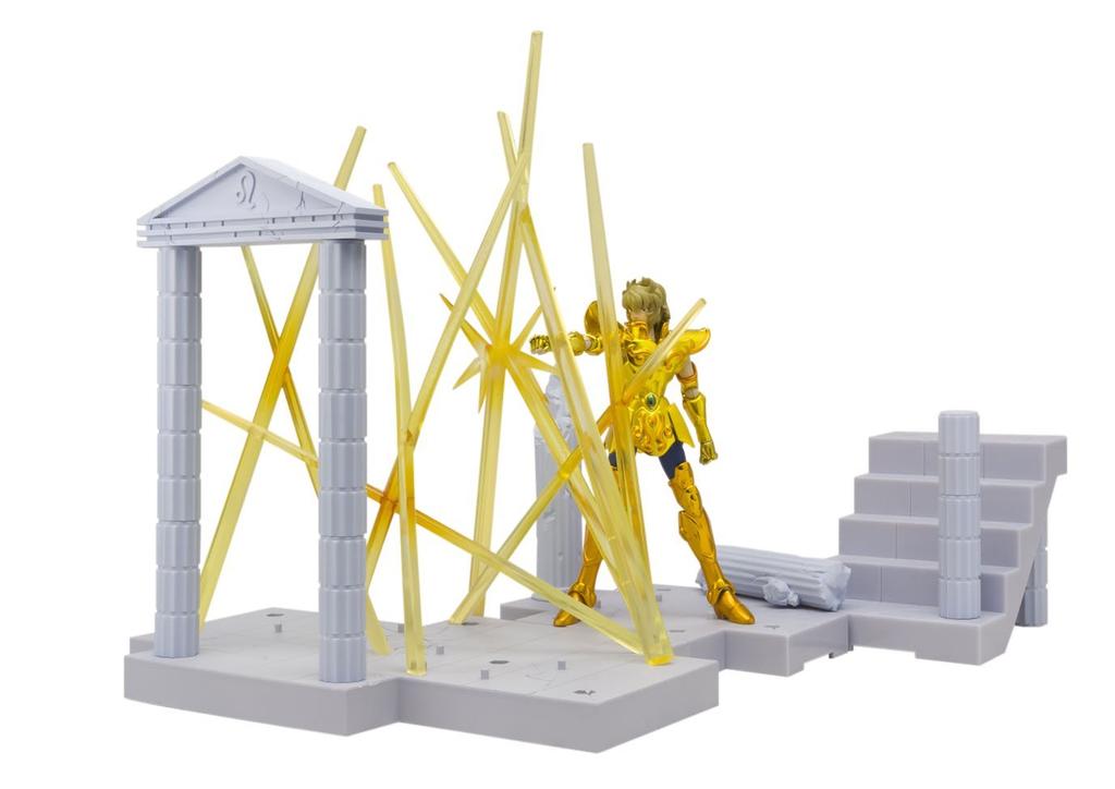 TAMASHII NATIONS Saint Leo Flash of the 100mm ABS PVC Painted Movable Figure D.D.PANORAMATION Seiya Aiolia, Lion, Approx. &
